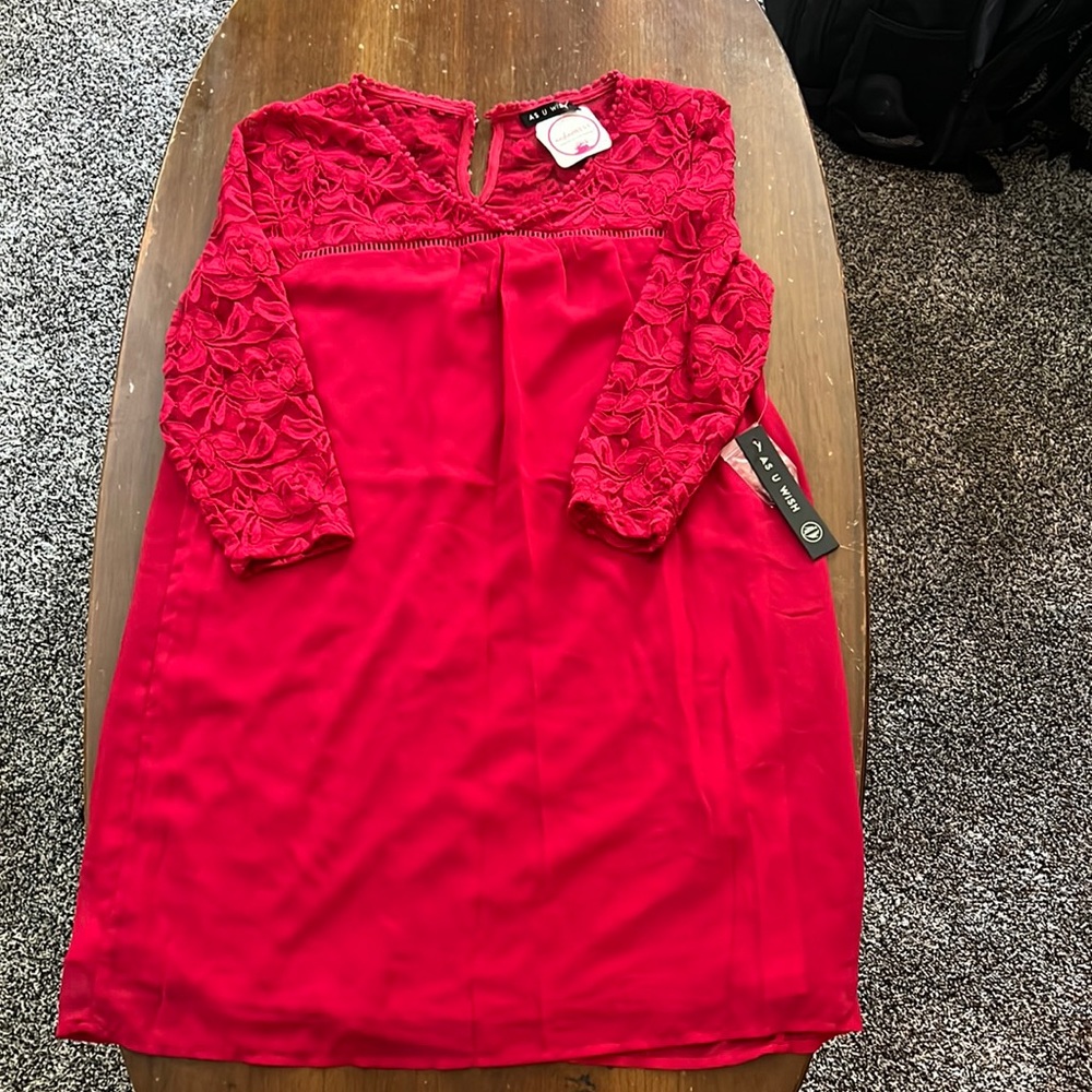 Red Lace Dress